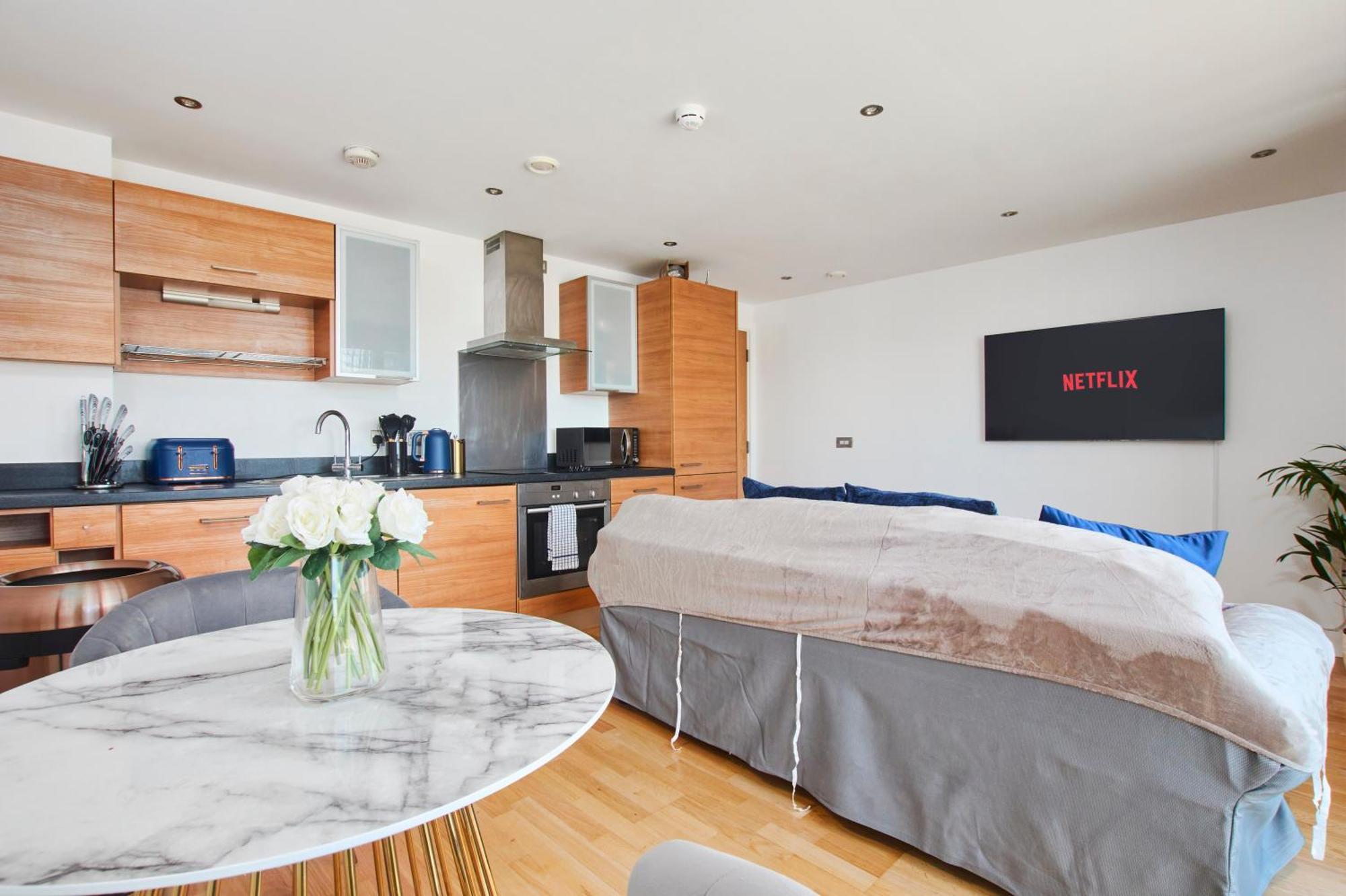 King Deluxe City Apt Large Balcony& Free Parking! Leeds  Quarto foto